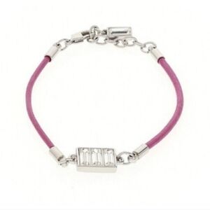 NWT Lia Sophia "Parfait" Strawberry Cut Crystals bracelet